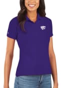 Antigua Womens Purple K-State Wildcats Legacy Pique Polo Shirt