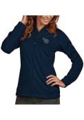 Tennessee Titans Womens Antigua Golf Light Weight Jacket - Navy Blue