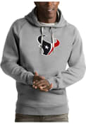 Houston Texans Antigua Victory Hooded Sweatshirt - Grey