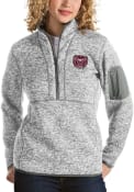 Missouri State Bears Womens Antigua Fortune 1/4 Zip Pullover - Grey