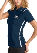 Georgia Southern Eagles Womens Antigua Merit Polo Shirt - Navy Blue