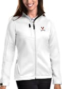 Virginia Cavaliers Womens Antigua Traverse Medium Weight Jacket - White