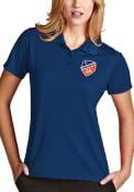FC Cincinnati Womens Antigua Exceed Polo Shirt - Blue