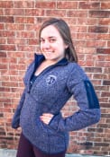 Sporting Kansas City Womens Antigua Fortune 1/4 Zip Pullover - Navy Blue