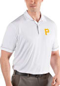 Pittsburgh Pirates Antigua Salute Polo Shirt - White