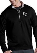 Kansas City Royals Antigua Leader 1/4 Zip Pullover - Black