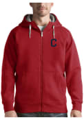 Cleveland Indians Antigua Victory Full Zip Jacket - Red