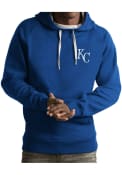 Kansas City Royals Antigua Victory Hooded Sweatshirt - Blue