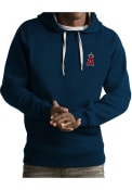 Los Angeles Angels Antigua Victory Hooded Sweatshirt - Navy Blue