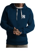 New York Yankees Antigua Victory Hooded Sweatshirt - Navy Blue