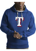 Texas Rangers Antigua Victory Hooded Sweatshirt - Blue