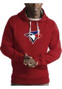 Toronto Blue Jays Antigua Victory Hooded Sweatshirt - Red