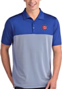 Chicago Cubs Antigua Venture Polo Shirt - Blue