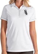 Chicago White Sox Womens Antigua Salute Polo Shirt - White