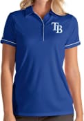 Tampa Bay Rays Womens Antigua Salute Polo Shirt - Blue