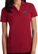 Arizona Diamondbacks Womens Antigua Tribute Polo Shirt - Cardinal