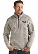 Dayton Flyers Antigua Fortune 1/4 Zip Pullover - Oatmeal