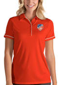 FC Cincinnati Womens Antigua Salute Polo Shirt - Orange