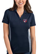 FC Dallas Womens Antigua Venture Polo Shirt - Navy Blue
