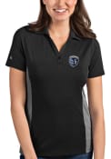 Sporting Kansas City Womens Antigua Venture Polo Shirt - Grey