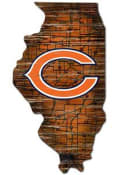 Chicago Bears 12 Mini Roadmap State Sign Sign