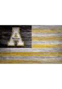 Appalachian State Mountaineers Distressed Flag 11x19 Sign