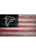 Atlanta Falcons Distressed Flag 11x19 Sign