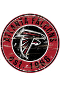 Atlanta Falcons Established Date Circle 24 Inch Sign
