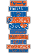 Boise State Broncos Celebrations Stack 24 Inch Sign