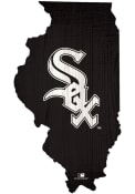 Chicago White Sox State Shape Color Sign
