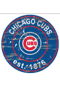 Chicago Cubs Established Date Circle 24 Inch Sign