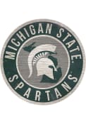 Michigan State Spartans State Circle Sign Sign