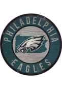 Philadelphia Eagles State Circle Sign