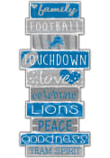 Detroit Lions Celebrations Stack 24 Inch Sign