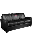 Drury Panthers Faux Leather Sofa