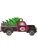 Cincinnati Reds Christmas Truck Ornament