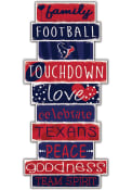 Houston Texans Celebrations Stack 24 Inch Sign