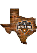 Houston Dynamo Distressed State 24 Inch Sign