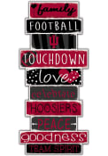 Indiana Hoosiers Celebrations Stack 24 Inch Sign