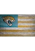 Jacksonville Jaguars Distressed Flag 11x19 Sign