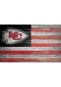 Kansas City Chiefs Distressed Flag 11x19 Sign