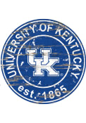 Kentucky Wildcats Established Date Circle 24 Inch Sign