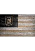 Los Angeles FC Distressed Flag 11x19 Sign