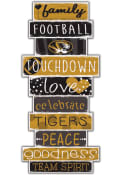 Missouri Tigers Celebrations Stack 24 Inch Sign