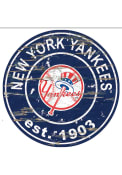 New York Yankees Established Date Circle 24 Inch Sign