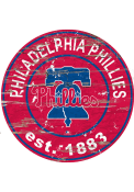 Philadelphia Phillies Established Date Circle 24 Inch Sign