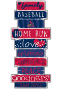 St Louis Cardinals Celebrations Stack 24 Inch Sign