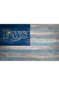 Tampa Bay Rays Distressed Flag 11x19 Sign