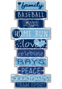 Tampa Bay Rays Celebrations Stack 24 Inch Sign