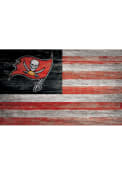Tampa Bay Buccaneers Distressed Flag 11x19 Sign